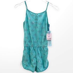 MORE THAN MAGIC Blue Mermaid Scale Sleepwear Romper
